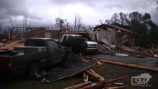 2216 McMullen AL Severe Tornado Damage [upl. by Karlise]