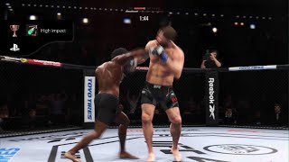 UFC 4 Clinch KO [upl. by Assirehc]