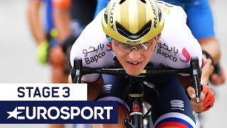 BinckBank Tour 2018  Stage 3 Finish Highlights  Cycling  Eurosport [upl. by Dranel]