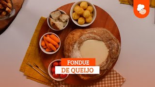 Fondue de queijo — Receitas TudoGostoso [upl. by Roskes]