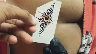 temporary tattoo beutiful 4K 2X  0312024 tattoos [upl. by Verbenia]