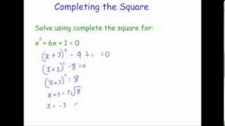 Completing the Square  Corbettmaths [upl. by Wit302]