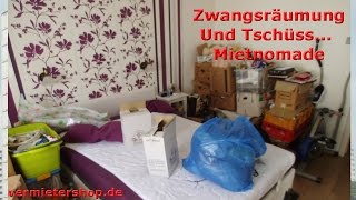 Zwangsräumung einer MietnomadenFamilie DokuSatire Vermietershopde [upl. by Einned180]