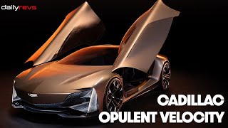 Cadillac Opulent Velocity Concept  Level 4 Autonomous Driving  First Look [upl. by Aihtyc]