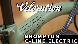 The best folding eBike  Brompton C Line Electric  Review [upl. by Suirtemid334]