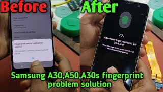 samsung a50 fingerprint sensor calibration needed [upl. by Enylodnewg22]