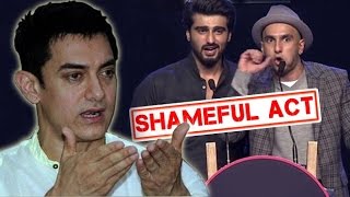 Aamir Khan Scolds Karan Johar And Arjun Kapoor For AIB Roast [upl. by Eldred]