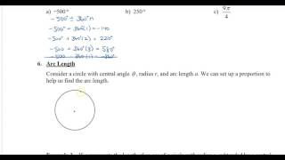 Area of a Sector and Arc Length [upl. by Dionisio919]