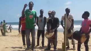 Zouglou music in GrandBassam Cote dIvoire [upl. by Wilfreda]