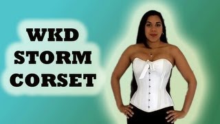 WKD Raw Silk STORM Overbust Review  Lucys Corsetry [upl. by Tolmach]