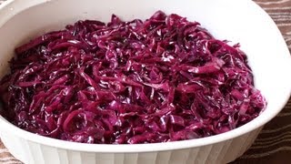 Braised Red Cabbage Recipe  Sweet amp Sour Braised Red Cabbage Side Dish [upl. by Haianeb]