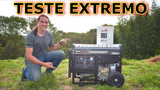 PRIMEIRA PARTIDA GERADOR A DIESEL  ORIENTAÇÃO E TESTE EXTREMO VIDEO 1 [upl. by Annez761]