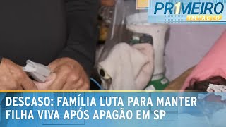 Sem luz mãe improvisa com bateria de carro para manter filha viva  Primeiro Impacto 141024 [upl. by Anurag]