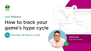 Newzoo Live How to track your games hype cycle [upl. by Grubman]