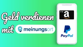 Geld verdienen mit Meinungsort 💬💰 [upl. by Tavis778]