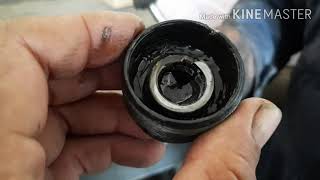 Repairing drag link ball joint  tata bus [upl. by Floris]