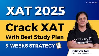 How to prepare for XAT 2025 🤔 Best Preparation Studyplan By Sayali Maam XAT 99998ler [upl. by Ahsym]