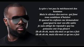 Maître Gims Le Pire  Lyrics [upl. by Natsirhc]