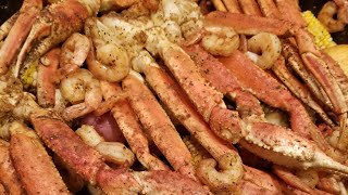 Low Country Seafood Boil on XL Big Green Egg [upl. by Eifos]