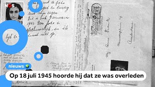 75 jaar geleden Vader van Anne Frank krijgt haar dagboek [upl. by Rosecan]