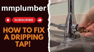 HOW To fix a dripping tap [upl. by Eillam271]