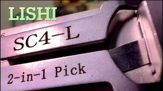 Tips on using a lishi sc4L 2in1 Lock Picks 🔐 [upl. by Kamaria]