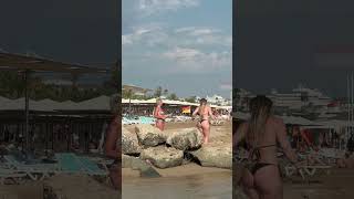 Greece Yabanaki Beach Sea And Sand Sunny Day greecebeach bodrum çeşme antalya beach euro [upl. by Jo Ann890]