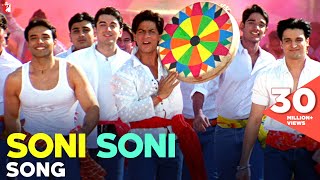 Soni Soni Song  Mohabbatein  Shah Rukh Khan Aishwarya Rai  JatinLalit Anand Bakshi  Holi Song [upl. by Eigram76]