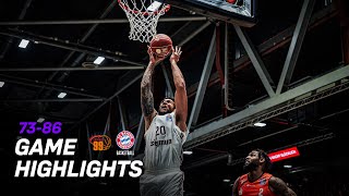 FC Bayern München Highlights  Niners Chemnitz  FCBB 7386  BBL 2324  17 Spieltag [upl. by Ailenroc]