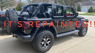 Jeep JL Wrangler Paint Blistering Issues  Followup after the Repaint [upl. by Redleh]