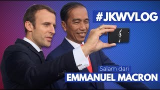 JKWVLOG Salam dari Emmanuel Macron [upl. by Letsirhc]