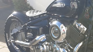 Bobber Yamaha Dragstar XVS 650 Sound Exhaust nur Krümmer [upl. by Child]