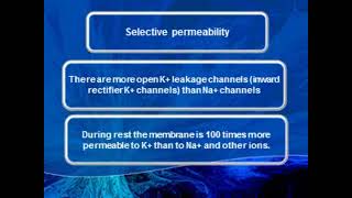 Physiology LECT  Resting membrane potential [upl. by Hailat]