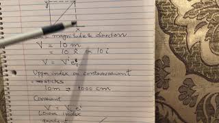 Contravariantupper index and covariantlower index vectors explained [upl. by Weig]