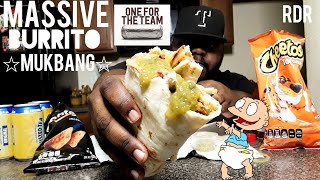 ☆☆Massive BURRITO Mukbang Eating Show [upl. by Ahgem]