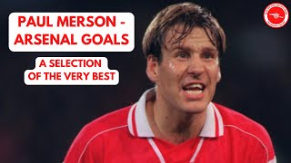 AFC ARSENAL  PAUL MERSON HIGHLIGHTS [upl. by Onifur]