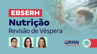 Concurso EBSERH  Nutrição Revisão de Véspera [upl. by Karine]