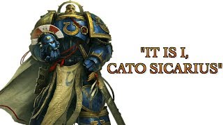 40 Facts amp Lore on Cato Sicarius Warhammer 40k [upl. by Martres490]