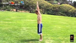 How to do a Arabian Flip Tutorial 180 Front Back flip gymnastics lesson [upl. by Ajnat397]