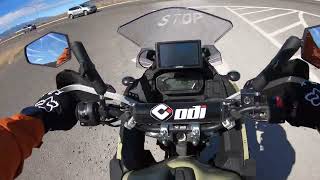 How Does the New KLR do at Highway Speeds [upl. by Onaicram]