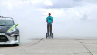 DC SHOES KEN BLOCKS GYMKHANA THREE PART 2 BONUS TRICK EDIT SEGWAY DONUTS [upl. by Arvid953]