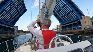 Entering Charlevoix through the Channel into Round Lake [upl. by Bazluke]