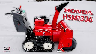 Honda HSM1336 Snow Blower Chop Through Snow Like Butter [upl. by Morse]