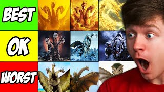 Ranking EVERY King Ghidorah from BEST to WORST [upl. by Anaytat]