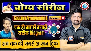 Sitting Arrangement Reasoning बड़े से बड़ा सवाल हल मात्र 2 Sec में Reasoning Tricks Sandeep Sir [upl. by Bobbi870]