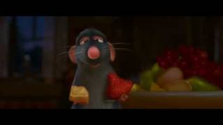 RATATOUILLE  Remy experiencing food as colour shape and sou [upl. by Nylrak]