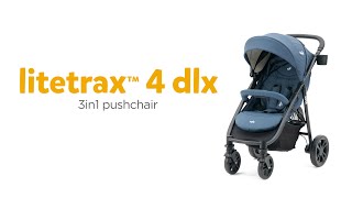 Joie litetrax™ 4 dlx  Parent amp KidFavourite MultiMode Pushchair [upl. by Annaeirb561]