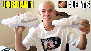 NEW JORDAN 1 FOOTBALL CLEATS and BIRTHDAY SHOPPING SPREE 🏈 [upl. by Daniala]