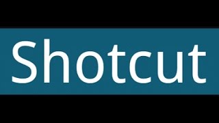 Shotcut Kostenloses Schnittprogramm Geschnitten [upl. by Ayvid876]