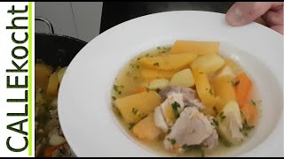 Steckrübeneintopf selber kochen  Rezept für Wruckensuppe [upl. by Bing394]